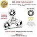 Chillax Fidget Spinner - Tri-Spinner Fidget Toy for Anxiety and ADHD (White)