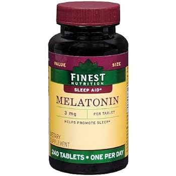 Finest Nutrition Melatonin 3mg Tablets 240 ea