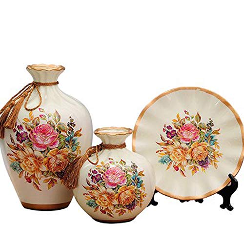 Amazon Com Ceramic Vases Set Of 3 Piece Chinese Classical Vases
