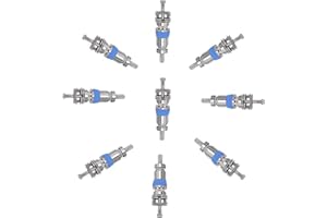 MASITE PCWJ Valve Core for R410 R32 R22 Refrigerant,High Pressure with Teflon Seal,HVAC Replacement Part Ideal for Refrigeration Systems and Air Conditioning,Pack of 50