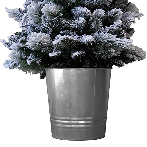 Home Heritage 4.5 Feet Entry Way PVC Pre Lit Artificial Christmas Tree w/Stand - Thumbnail 5