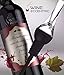 Wine Eccentric Wine Aerator and Wine Aerator Pourer - Great for Red and White Wine. Premium Breather-Decanter Spout Black