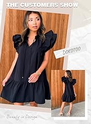 Dokotoo Summer Dresses for Women Sun Dresses 2023