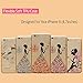 iPhone 6S Case,iPhone 6 Case,FEIKESI iphone 6/6S Protective Case Soft Flexible TPU Transparent Skin Scratch-Proof Case for iPhone 6/6S(4.7-inch)-Butterfuly Girl#5