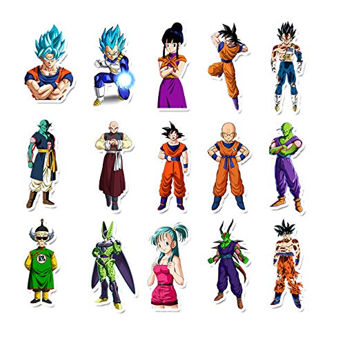 Dragon Ball Z Sticker Pack 50pcs Dragon Ball Laptop Sticker Waterproof