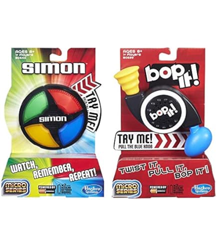 Basic Fun Simon Micro Series Edition Gioco Elettronico Portatile - Memoria E Luci - 1 O Più Giocatori - Versione Tascabile