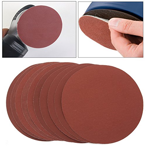 6 Gb - 10pcs Sanding Disc 6'' 2000 Grit Hook and Loop Autobody Sanding Discs Polishing Pad Sanderpaper