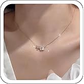 Zeshimb Gold Flower Choker Necklace Diamond Cz Cherry Blossom Necklace Dainty Birthstone Flower Necklace Open Peach Outline Floral Necklace Chain Wedding Jewelry for Women