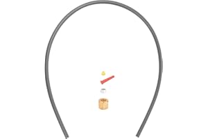POKIN 4335 Feed Tube with Sleeve for Aprilaire Humidifiers 400, 400A, 400M, 500, 500A, 500M, 600, 600A 600M,Includes #4004 in-Line Strainer #4231 Yellow Orifice,Humidifier Parts & Accessories