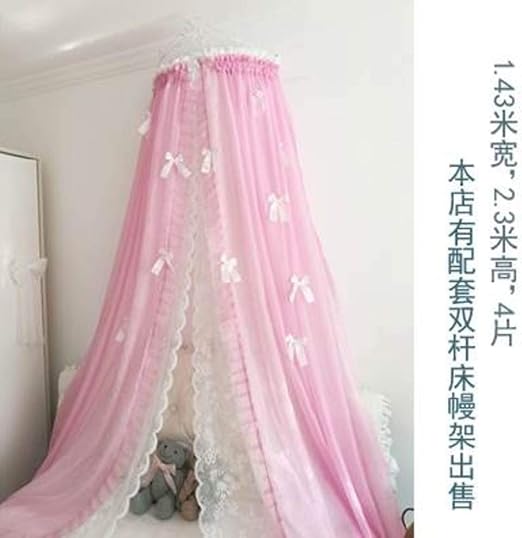 Homejymade Fringe Moskitonetz Prinzessin Betthimmel Mit Schmetterling Bettwasche Krone Moskito Bettwasche Dekor A 2 0m Amazon De Kuche Haushalt