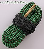 WMN_TRULYSTEP New GUN Barrel Cleaner .17 22 30 40 & 6, 7 9mm 12 20 Gauge Rifle/Pistol/Shotgun Bore Cleaning (G02 : .22 Cal .223 Cal & 5.56mm)