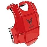 PROFORCE Lightning Shin Guards For Kids - Red, Child/Small Size With 1/2" Thick Foam Protection