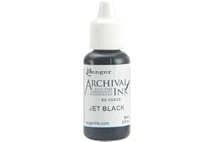 Archival Pad Re-Inker .5oz-Jet Black