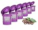 Maxware 6 Reusable Refillable Coffee Filters For Keurig Family 2.0 and 1.0 Brewers Fits K200, K300/K350/K360,K450/K460, K500/K550/K560 (Purple, 6)