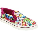 Shopkins Girls Canvas Slip On Shoes