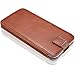 KAVAJ iPhone 8/7 / 6S / 6 Plus Holster Case Leather Miami Cognac-Brown Slim-Fit Pouch Leather Holster iPhone 8 Plus Wallet-Case Genuine Leather Cover with Business Card Holder Apple iPhone8 Plus