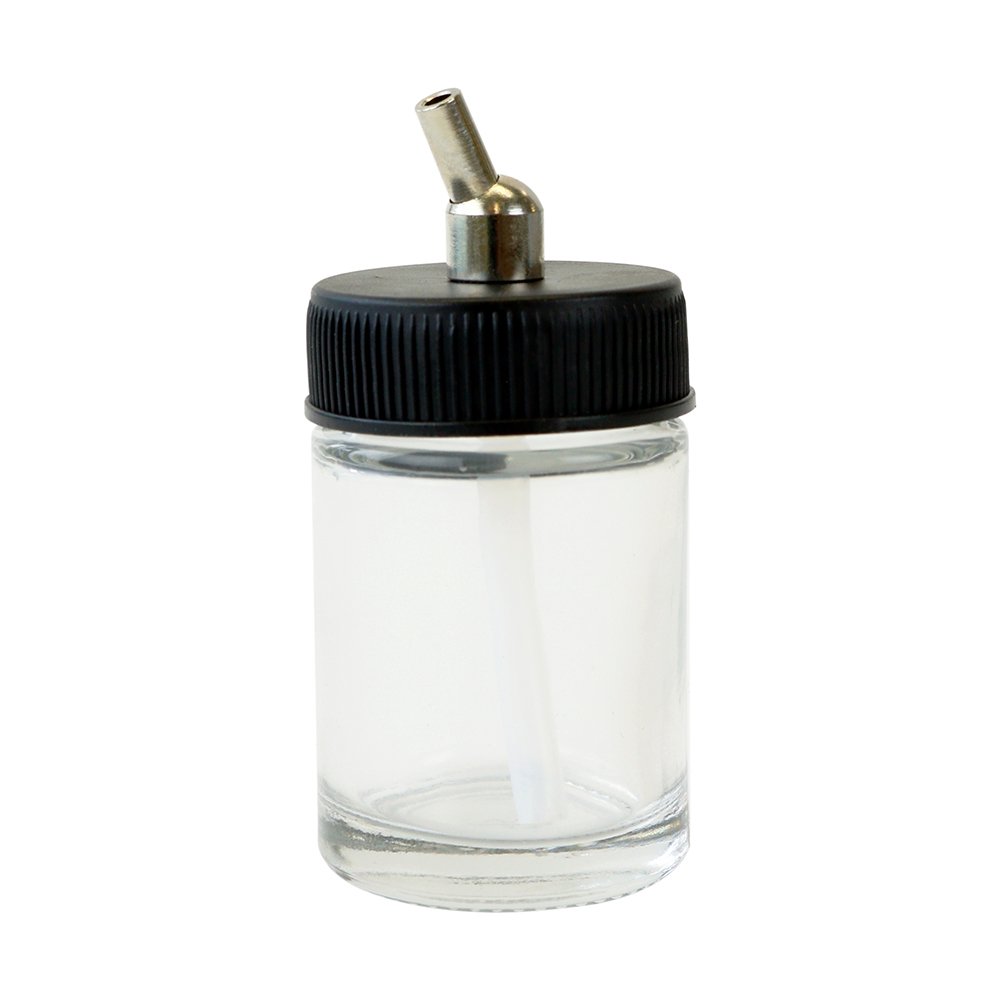 Paasche Airbrush Glass Bottle Assembly, Multi-Colour, 1 oz