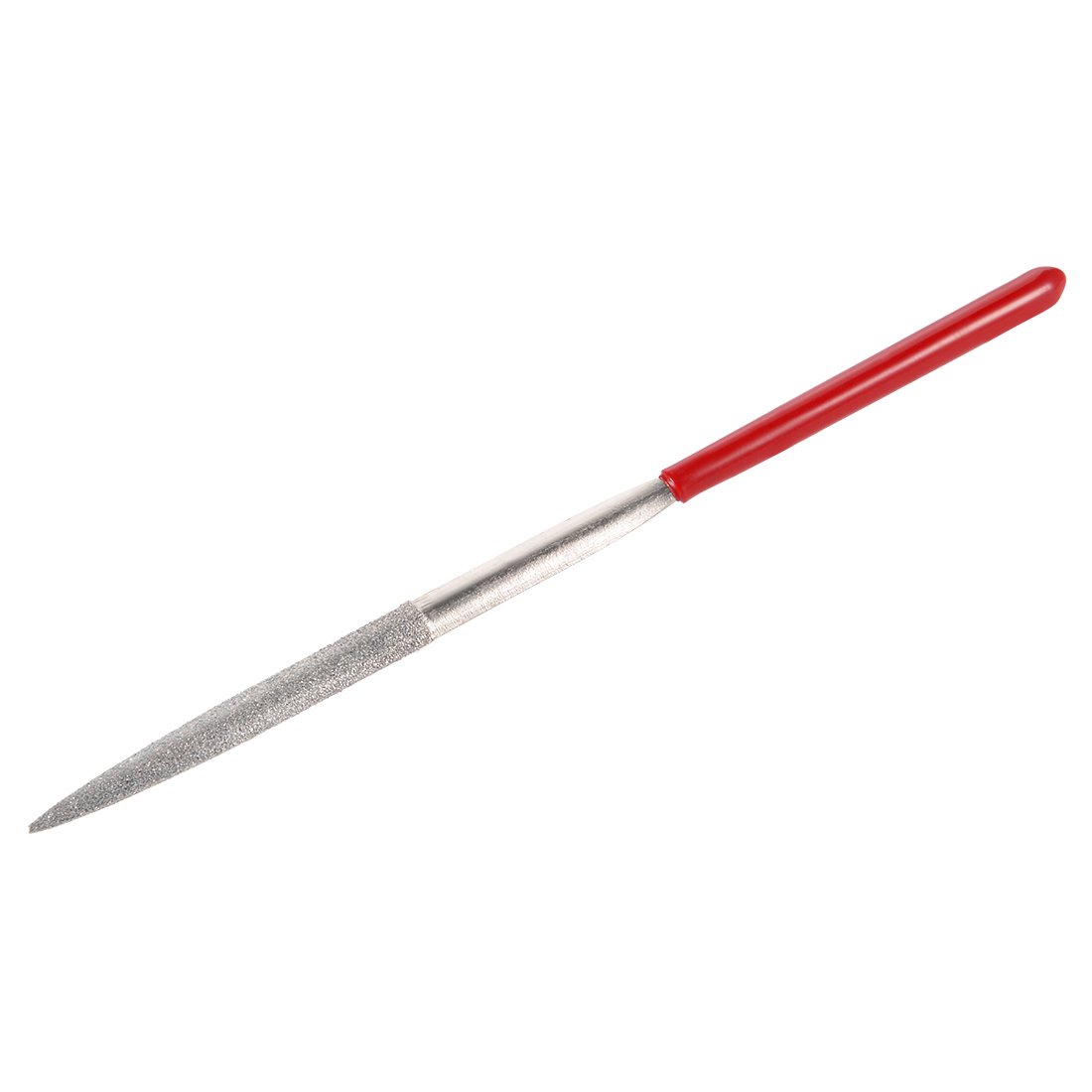 Sourcingmap 3mm x 140mm Half Round Diamond Needle File 150 Grit for Metal Glass Stone