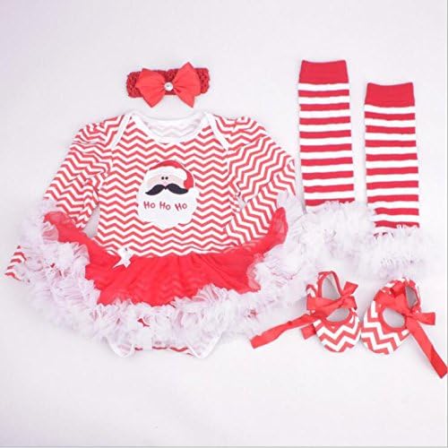 Christmas Reborn Dolls Baby Clothes Tutu Dress Outfits for 20"- 22" Reborn Doll Girl Baby Clothing Dress