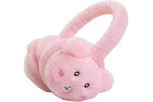 PURFANREE Kids Winter Earmuffs Plush Warm Cute Fox Ear Warmers Earflap Cute Cartoon Earmuff for Boys Girls Baby Toddlers