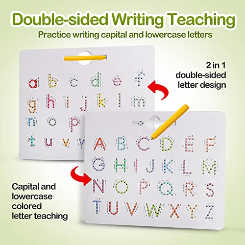 RAEQKS Letters Alphabet Tracing Board DoubleSided ABC