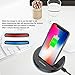 LOVPHONE Fast Wireless Charger,QI Wireless Charging Pad Stand 2-Coil Wireless Charger for iPhone X/iPhone 8/8 Plus/Galaxy Note 8/S8/S8 Plus/S7/S7 Edge/S6/S6 Edge/Note 5 and More
