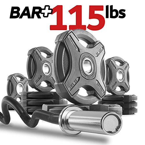 Buy XMark Curl Bar Barbell Super EZ Curl Bar, Purchase Olympic Bar