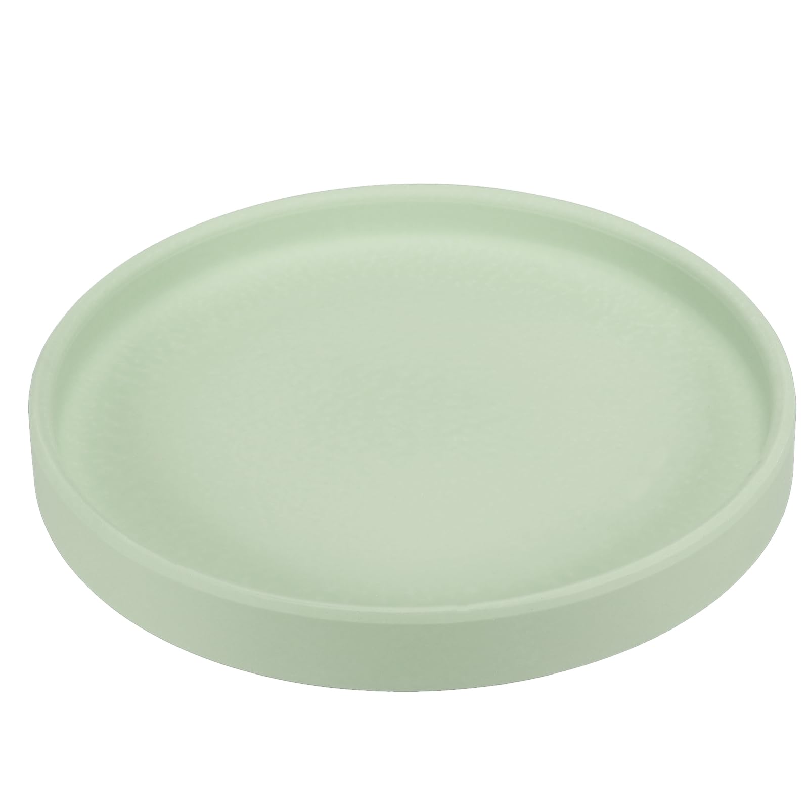 PATIKIL 6 Inch Round Ceramic Plant Saucer, Plant Saucer Tray Flower Planter Drip Tray for Indoors Outdoors Patio Balcony, Mint Green