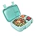 Bentgo Fresh (Aqua) – Leak-Proof & Versatile 4-Compartment Bento-Style Lunch Box – Ideal for Portion-Control and Balanced Eating On-The-Go – BPA-Free and Food-Safe Materials