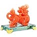 BOYULL Feng Shui Red Pi Yao/Pi Xiu Wealth Porsperity Statue,Feng Shui Décor
