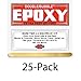 Red #04001 Extra Fast Setting Epoxy (3-5 Minute) - 25 Pack