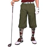Golf Knickers Gold Microfiber (Plus 