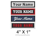Parazon Custom Embroidered Name Tag Sew on Patch Motorcycle Biker 4