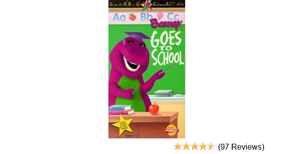 Amazon Com Barney Goes To School Vhs Bob West Julie Johnson