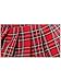 Honeystore Women's School Uniform Costume, 3-Piece Set,White And Red,L(Bust: 37.8-41.7in)
