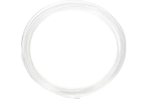 Rebower Pneumatic Tubing Pipe,4mm x 2.5mm Clear PU Polyurethane Tube,32.8FT 10M,PU Air Line Tubing Hose Tubes for Air Compres