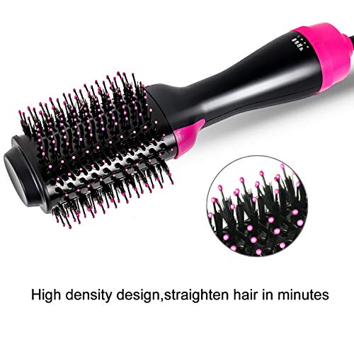 Hair Dryer Brush, 2-in-1 One-Step Hair Dryer & Volumizer Multi-functional Negative Ion Hair Straightener Curler Brush Reduce Frizz and Static for All Hair style - Thumbnail 4