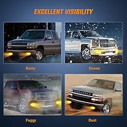 Nilight Fog Light Assembly Compatible with 1999