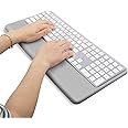 Vaydeer Wrist Rest Ergonomic Keyboard Stand Compatible with Wireless Magic Keyboard 2 with Numeric Keypad (Gray Silicone)
