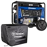 Westinghouse WGen5500 Portable Generator with Cover - 5500 Rated Watts & 6850 Peak Watts - Gas Powered - CARB Compliant - Transfer Switch Ready