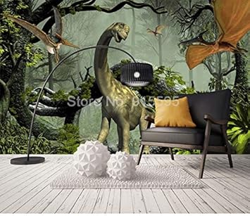 Fotomural Fondo De Pantalla Personalizado Foto 3D Estéreo Dinosaurio