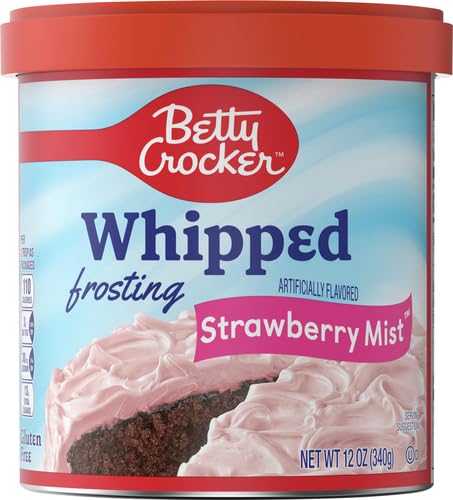 BETTY CROCKER WHIPPED STRAWBERRY MIST FROSTING, GLUTEN FREE, 12 OZ
