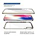 iPhone Xs Max Case, ZHIKE Magnetic Adsorption Case Front and Back Tempered Glass Full Screen Coverage One-Piece Design Flip Cover [Support Wireless Charging] for Apple iPhone Xs Max (Golden)