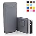 iPhone SE, 5s and 5 Case, Snugg Apple iPhone SE, 5s and 5 Grey Leather Pouch Case [Card Slot] Apple iPhone SE, 5s and 5 Pouch Case Cover Executive Design