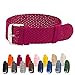 Clockwork Synergy - Perlon Watch Strap Braided Nylon Band (16mm, Berry)