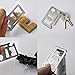 BELURSUS 11-Tools-in-1 / Multipurpose Silver Beer Bottle Opener/Portable Wallet Pocket Size/Gifts for Men 2 Pack