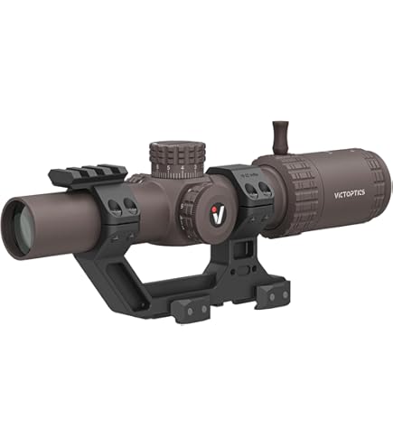 Amazon.com : VictOptics S6 1-6×24 LPVO SFP Rifle Scope w/ 1-Piece