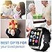 Bluetooth Smart Watch with Camera Sim Card Slot Touch Screen Smartwatch Unlocked Cell Phone Watch Sports Smart Wrist Watch for Android Phones Samsung Sony iOS (Q-Black)
