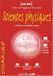 Sciences physiques, CAP-BEP