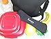 Sempre 3 Piece Travel / Camping Utensils Set in Case To Go, Portable Stainless Steel Cutlery Kit with Lightweight Neoprene Case (2 Pack)